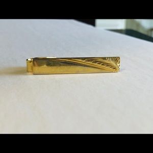 Vintage Men’s Signed Speidel Gold Tie Clip